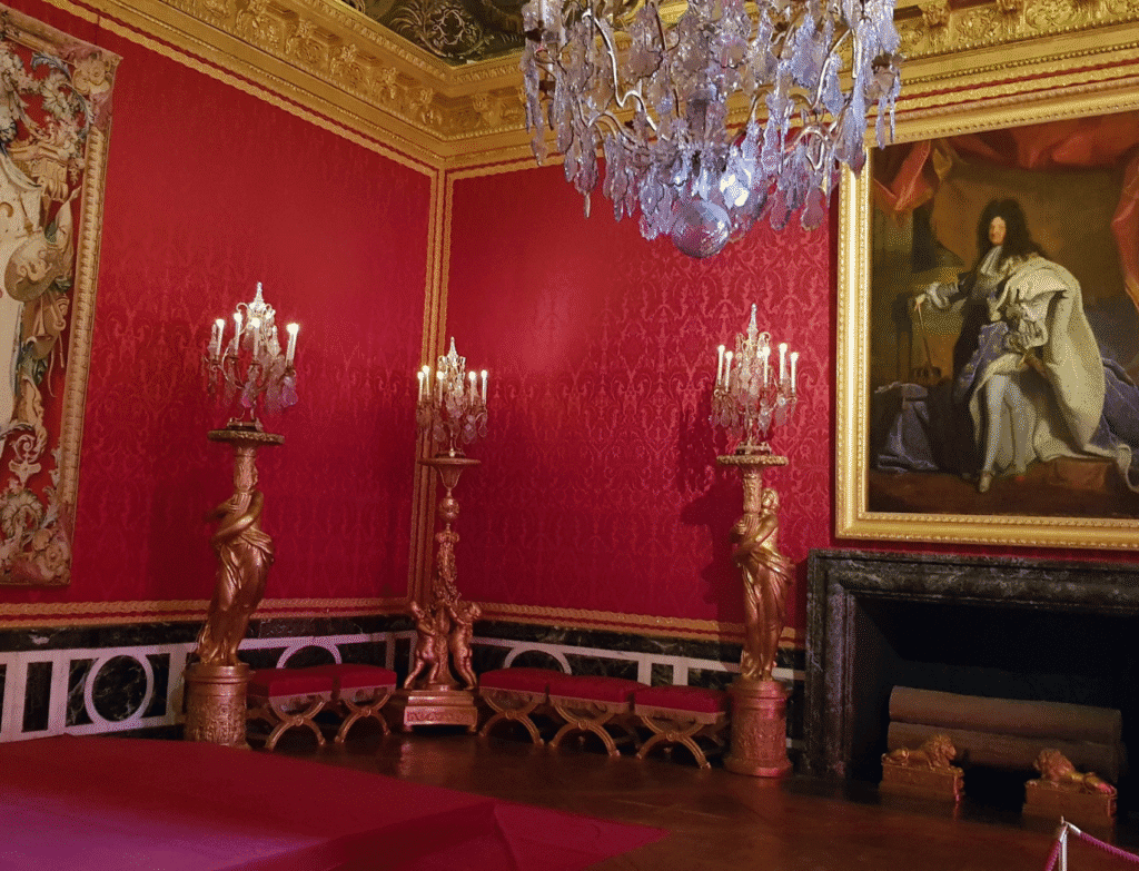 Interior do Palacio de Versalhes